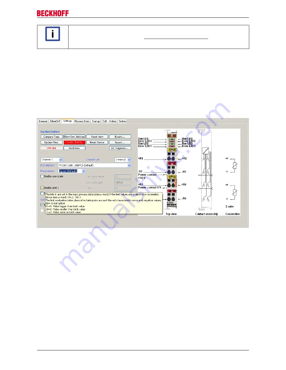 Beckhoff EL7201-0010 Documentation Download Page 73