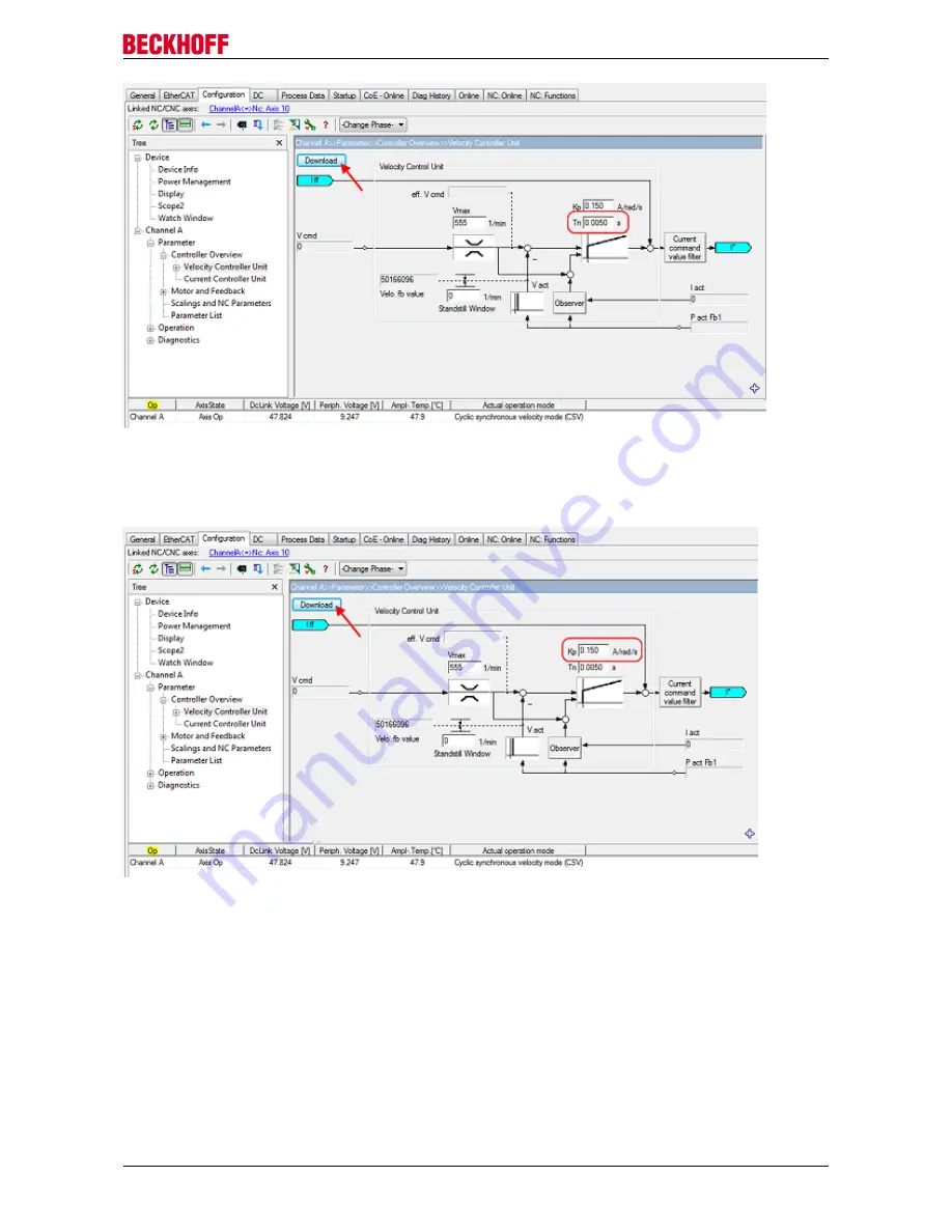 Beckhoff EL7201-0010 Documentation Download Page 93