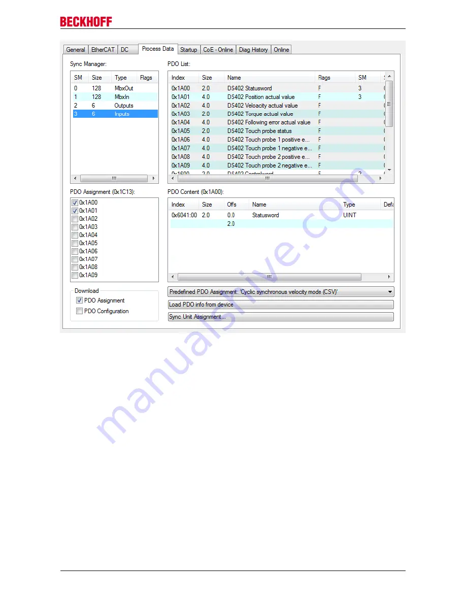 Beckhoff EL7201-0010 Documentation Download Page 143