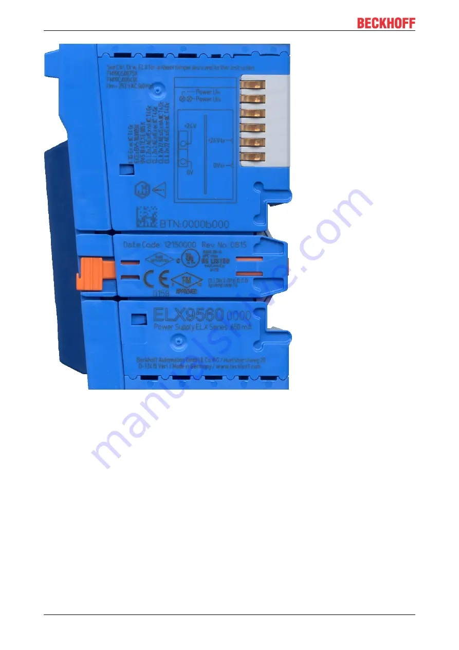 Beckhoff ELX3312 Скачать руководство пользователя страница 10