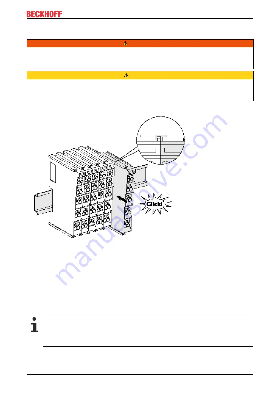 Beckhoff ELX3312 Operating Manual Download Page 23