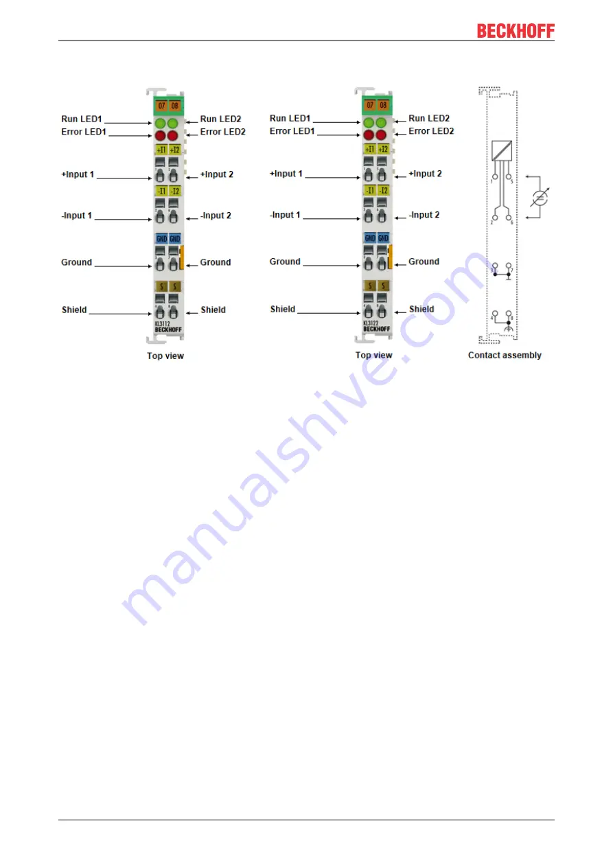 Beckhoff KL3102 Documentation Download Page 12