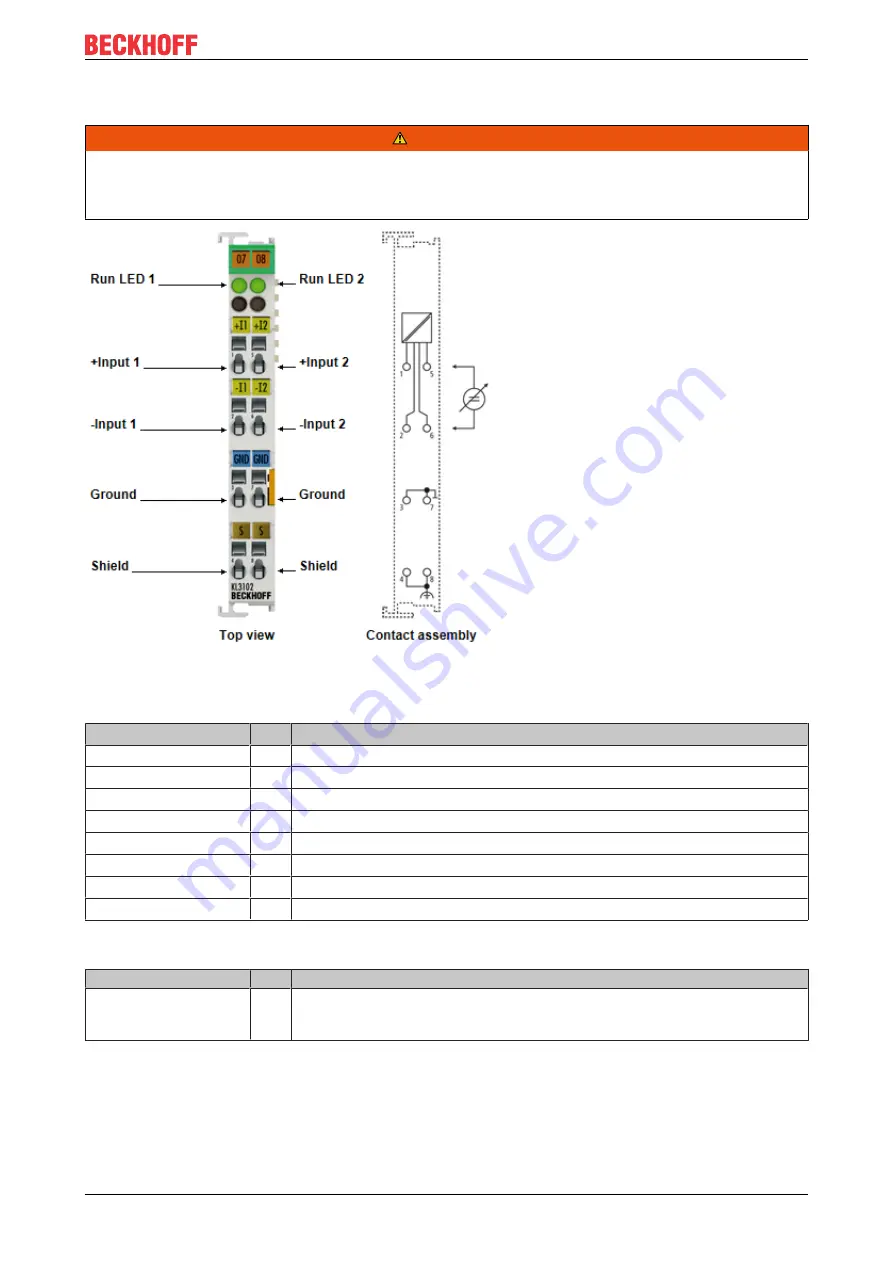 Beckhoff KL3102 Скачать руководство пользователя страница 25