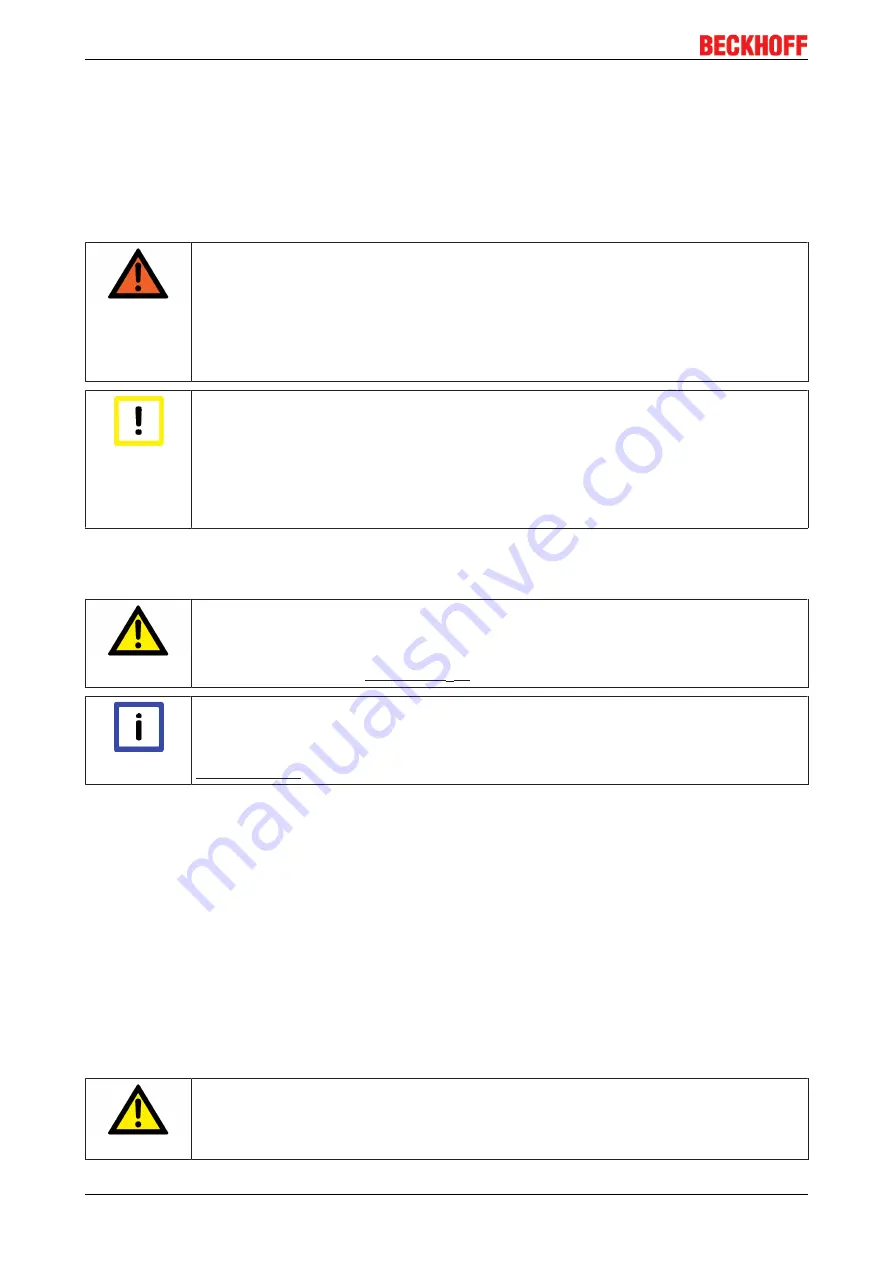 Beckhoff TwinSAFE EJ Series Operation Manual Download Page 12