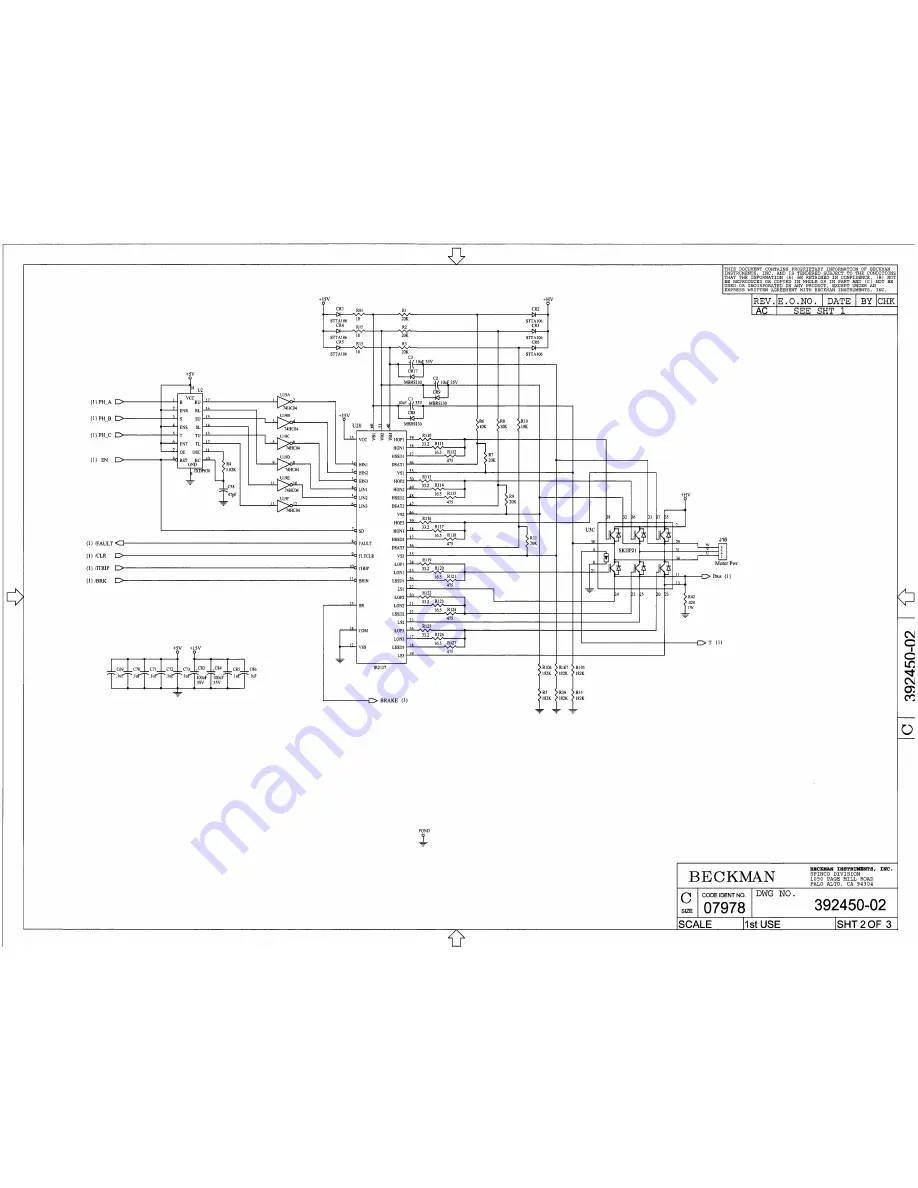 Beckman Couler ALLEGRA X-12/R Service Manual Download Page 81