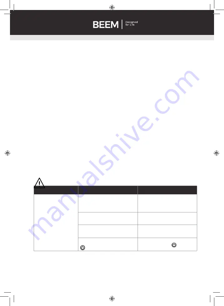 Beem HF-929TS Instruction Manual Download Page 82