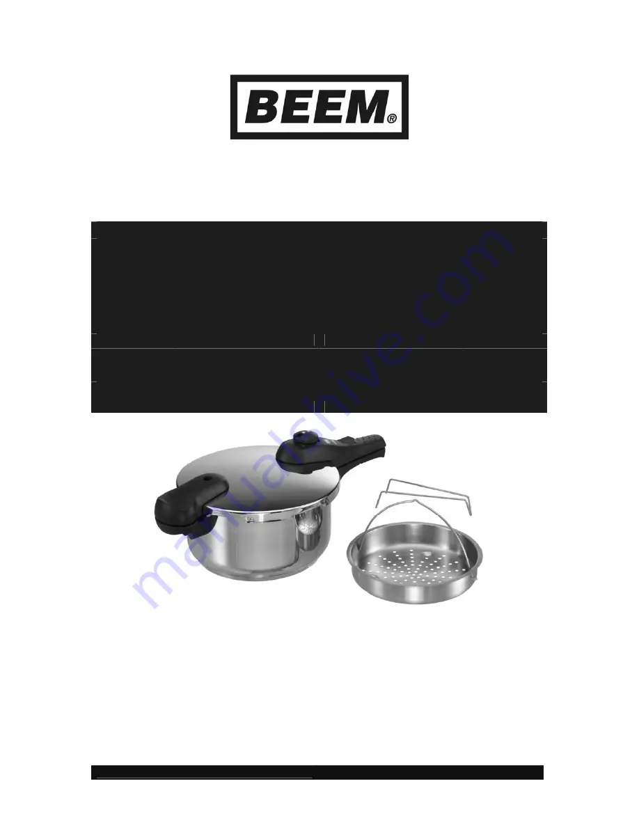 Beem Vital-X-Press Instruction Manual Download Page 1