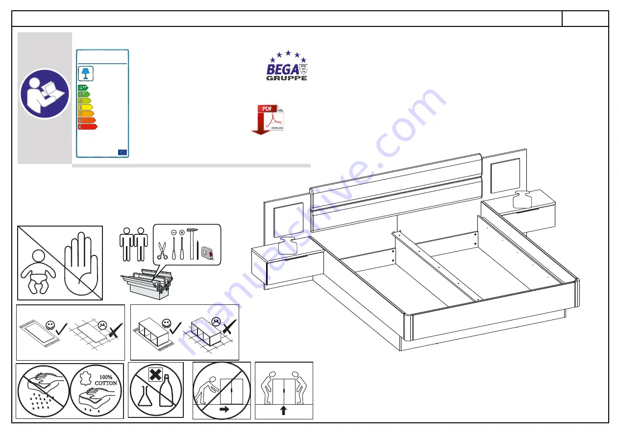 BEGA CAPRI 22-230 Quick Start Manual Download Page 1