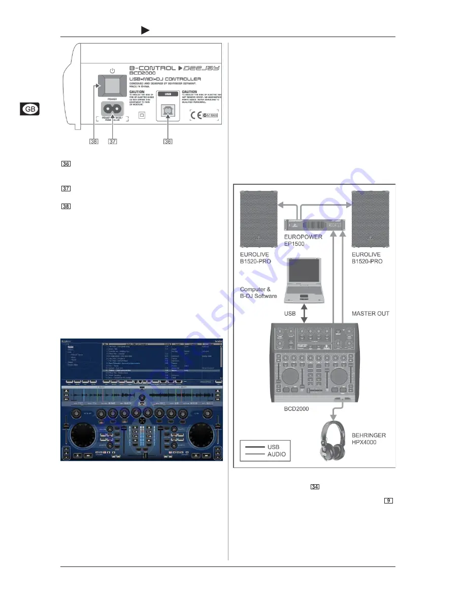 Behringer B-CONTROL DEEJAYBCD2000 User Manual Download Page 10