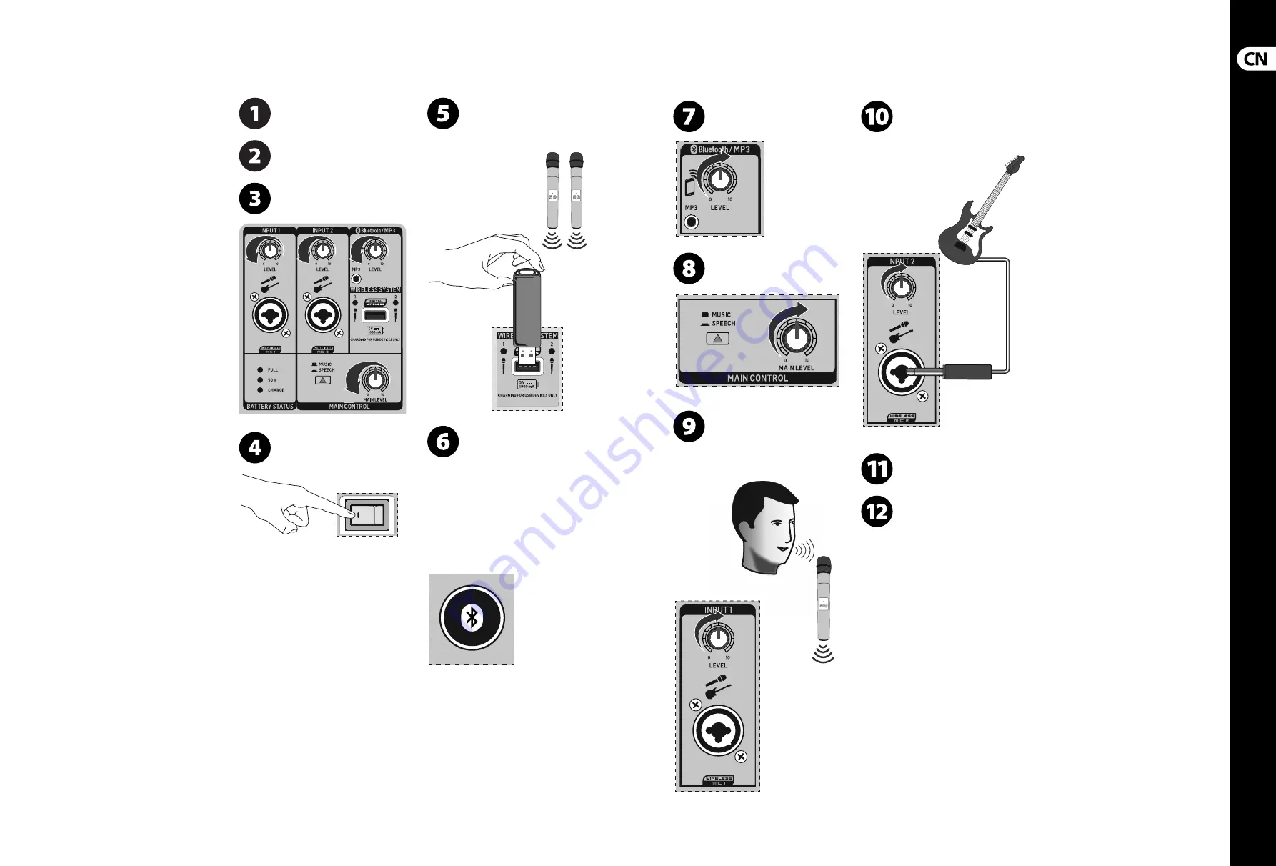 Behringer EUROPORT MPA100BT Скачать руководство пользователя страница 5