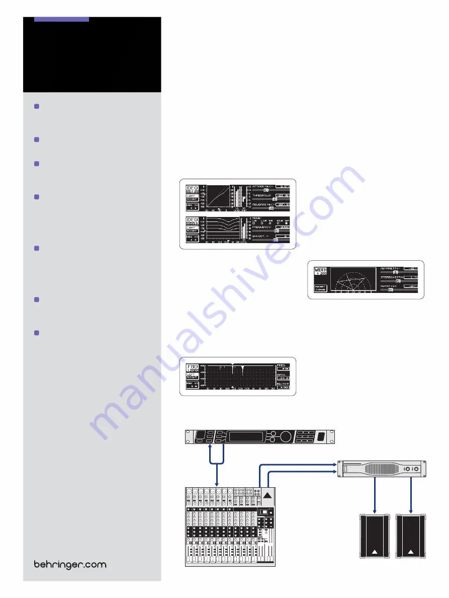 Behringer ULTRA-CURVEPRO DEQ2496 Скачать руководство пользователя страница 2