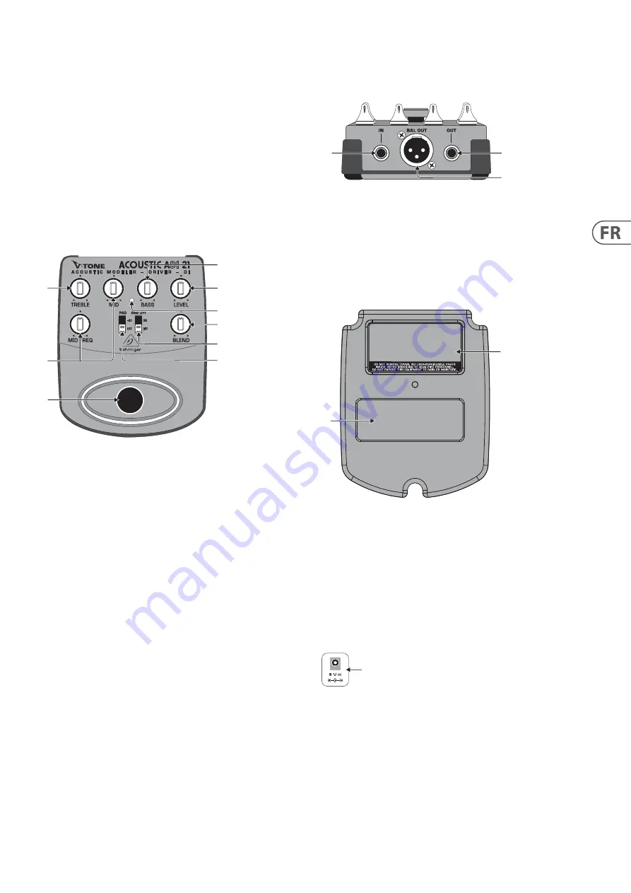 Behringer V-TONE ACOUSTIC DRIVER DI ADI21 Manual Download Page 5