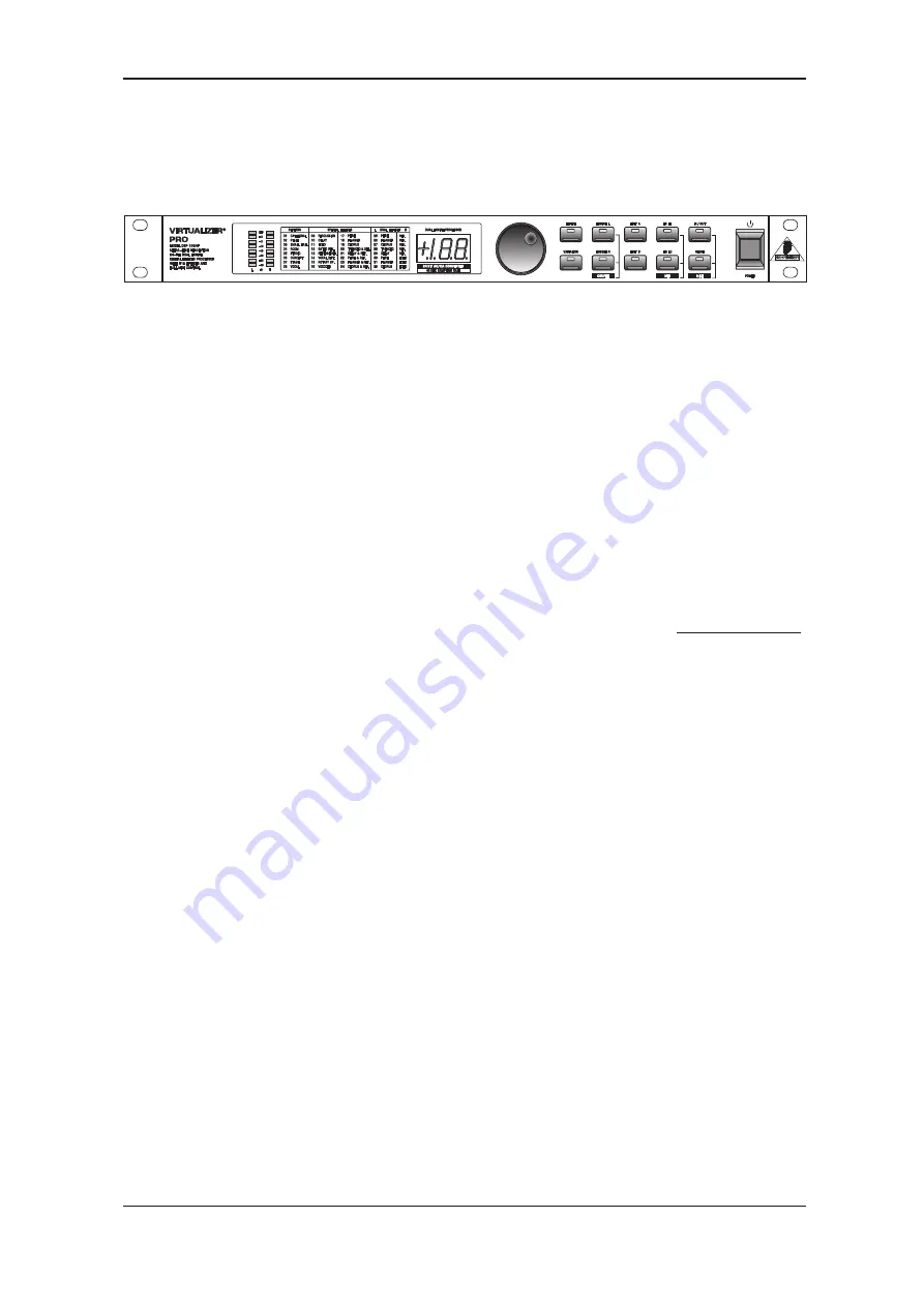 Behringer Virtualizer Pro DSP1024P User Manual Download Page 4