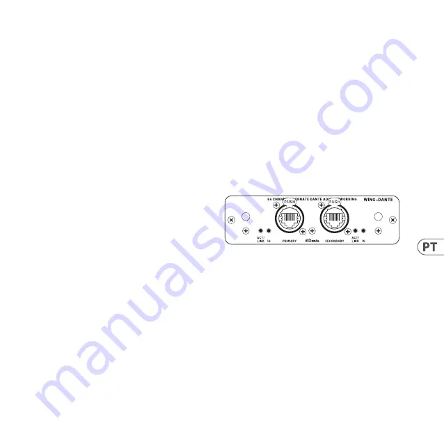 Behringer WING-DANTE Quick Start Manual Download Page 35