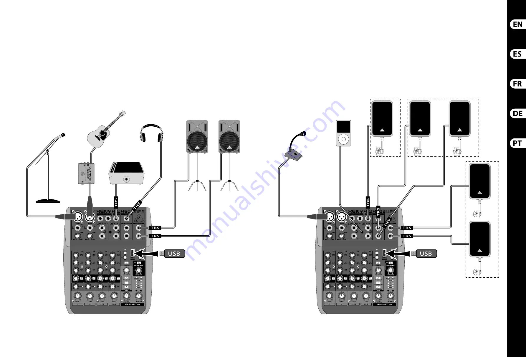 Behringer Xenyx QX602MP3 Quick Start Manual Download Page 5