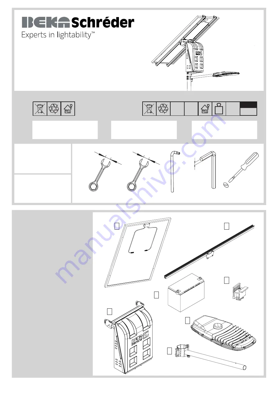 BEKA Schreder BEKA SOLAR Скачать руководство пользователя страница 1