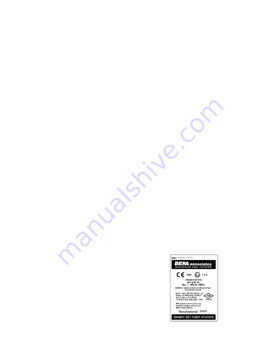 BEKA BA405C Manual Download Page 4