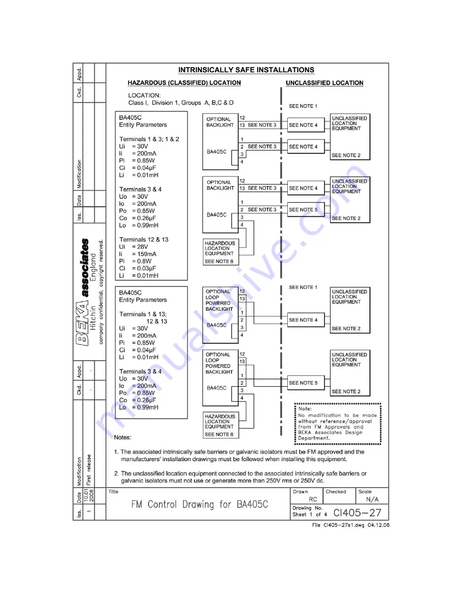 BEKA BA405C Manual Download Page 13