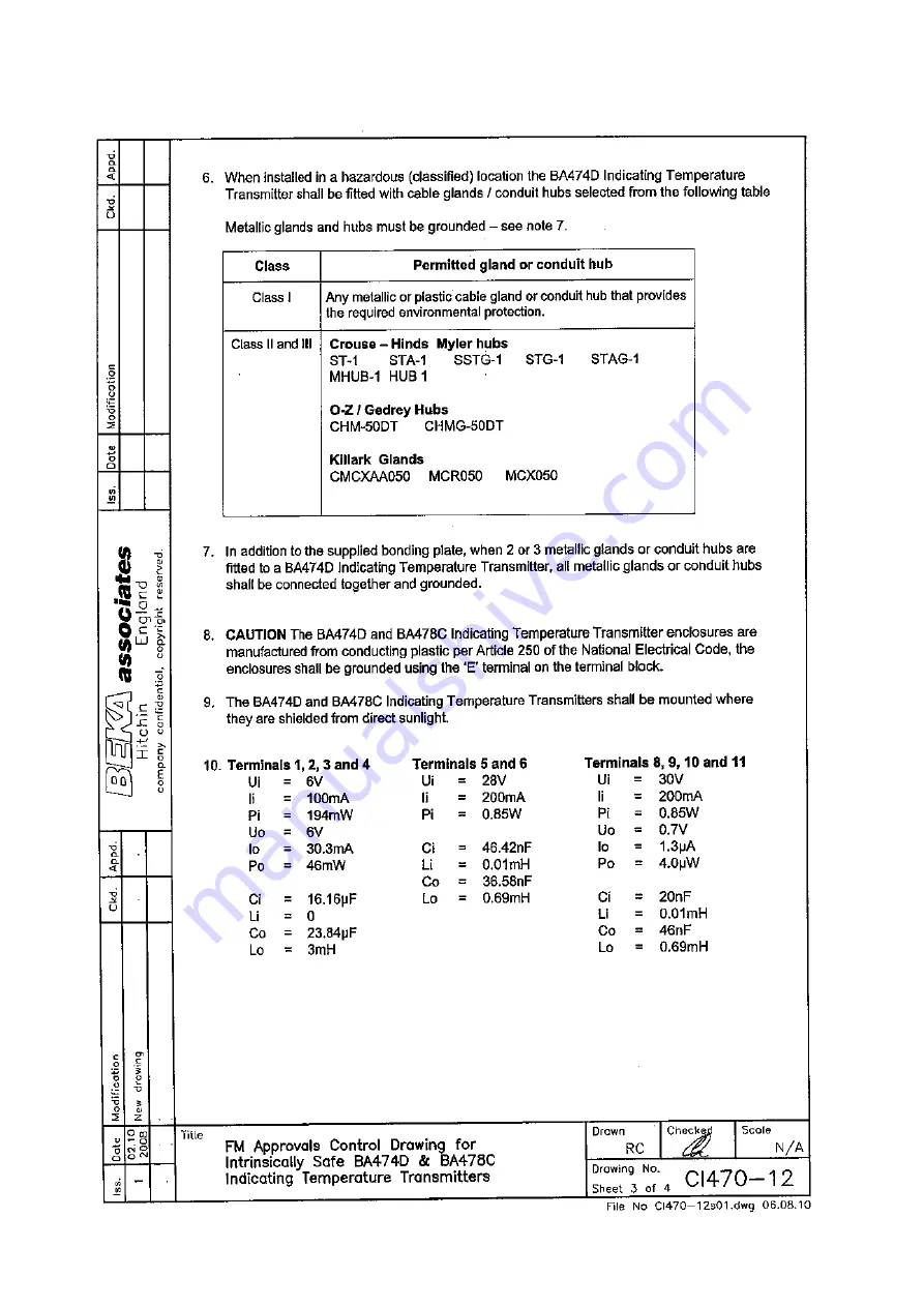 BEKA BA474D Installation & Maintenance Instructions Manual Download Page 37