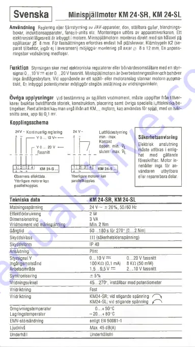 Belimo KM24-SL Скачать руководство пользователя страница 11