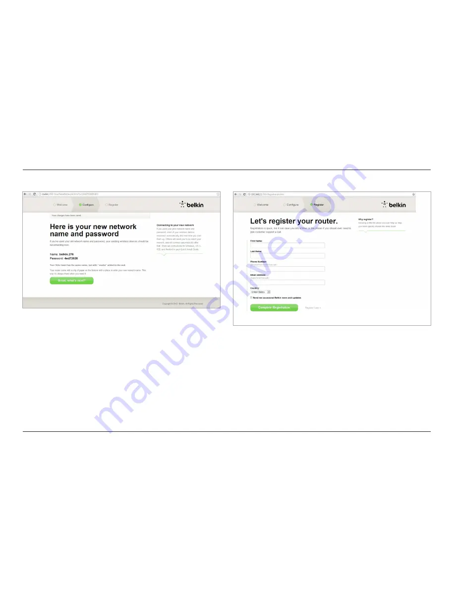 Belkin AC 1600 DB User Manual Download Page 9