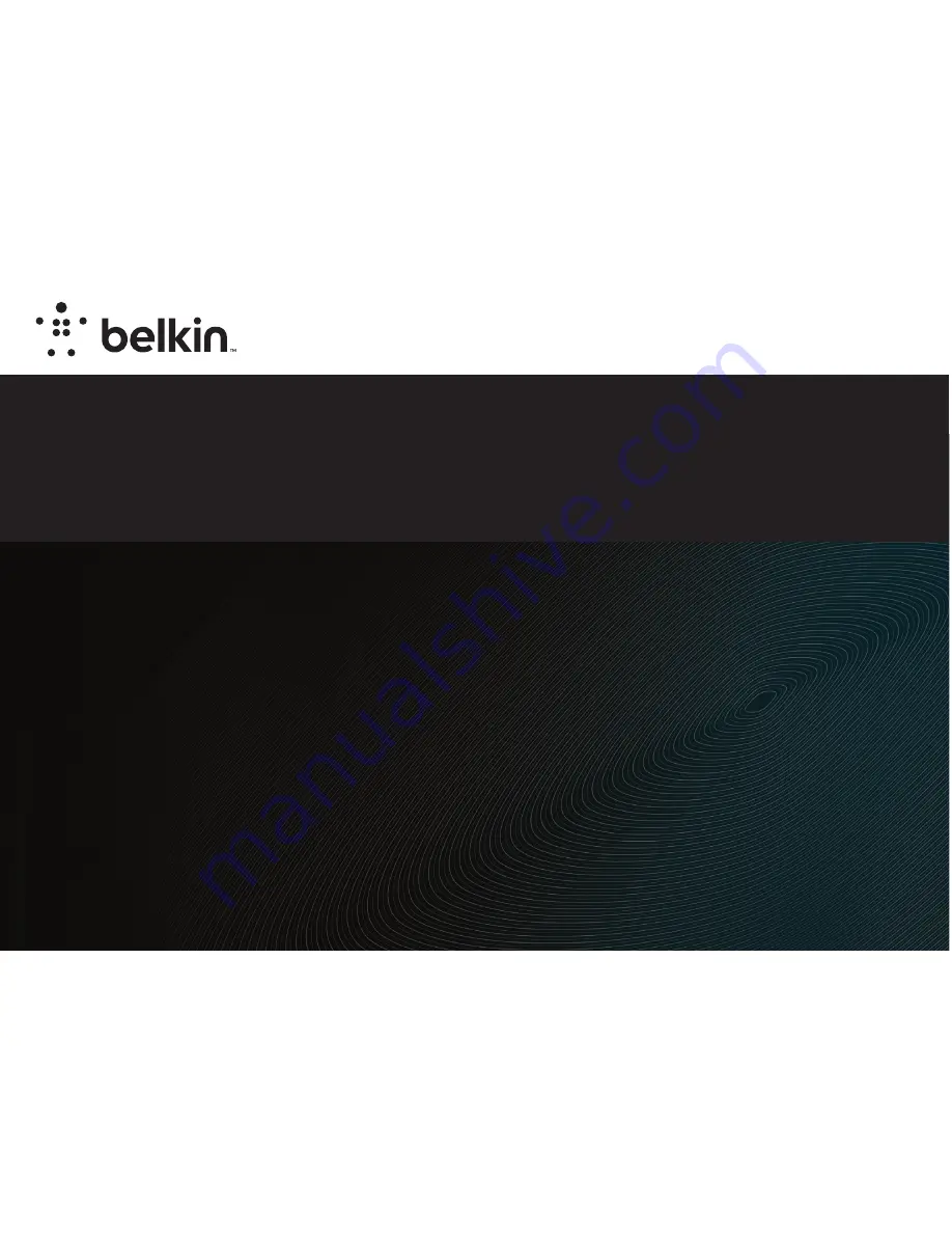 Belkin AC750 DB Скачать руководство пользователя страница 1