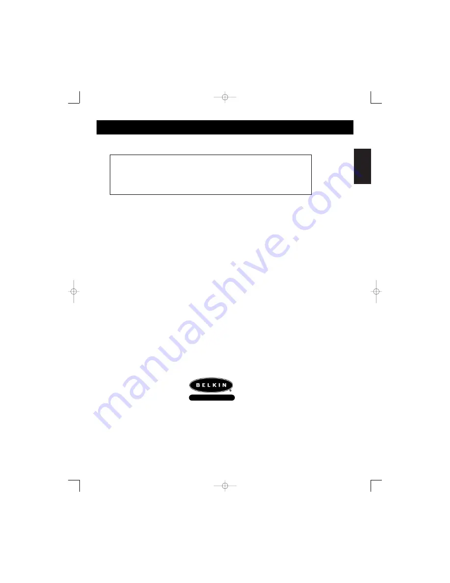 Belkin F1D116-OSD-1 User Manual Download Page 21