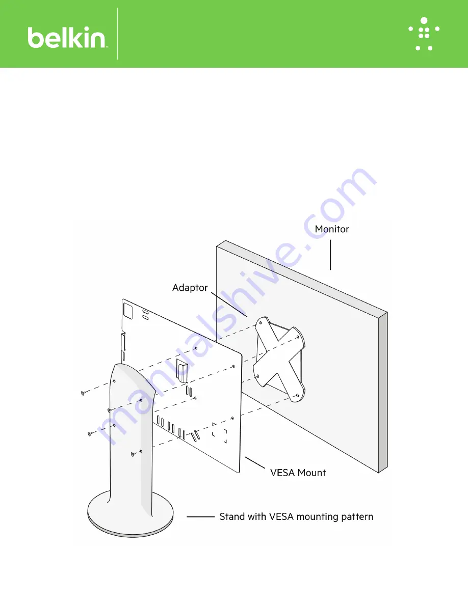 Belkin F1DN-MOD-VMOUNT Скачать руководство пользователя страница 2