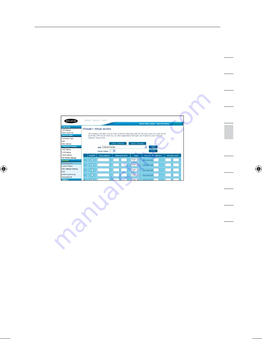 Belkin F1PG111EN User Manual Download Page 39