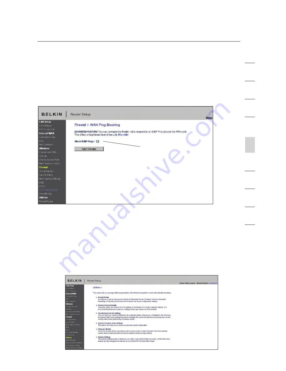 Belkin F5D8233-4 User Manual Download Page 267