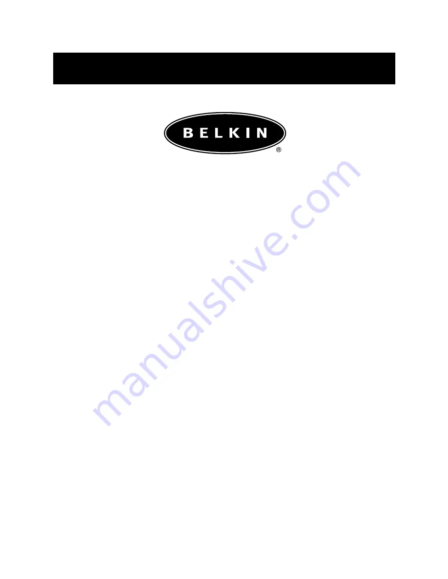 Belkin F8H1500 User Manual Download Page 1