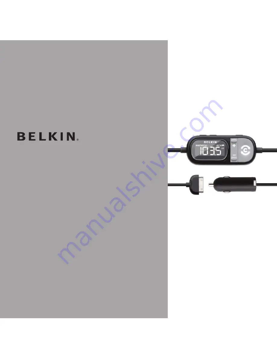 Belkin F8Z343 Series Скачать руководство пользователя страница 1