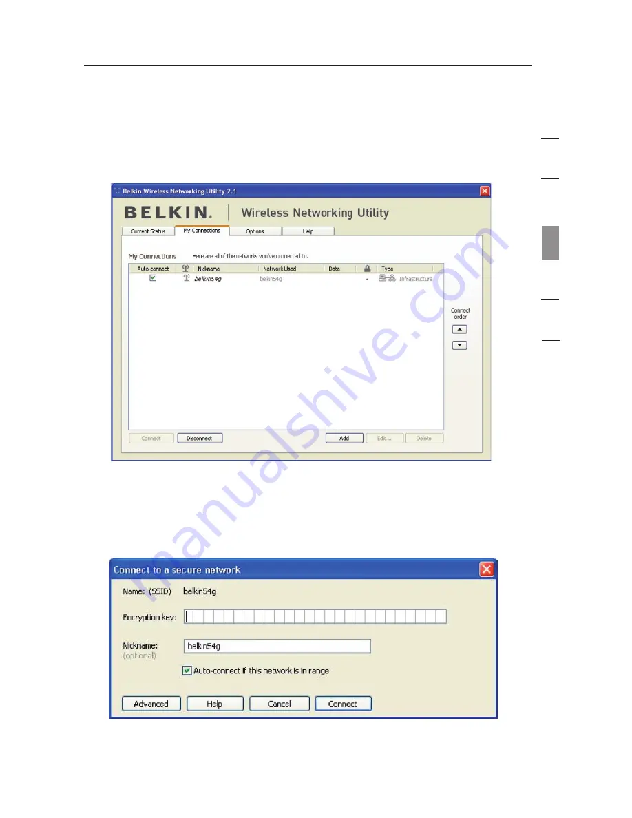 Belkin G+MIMO User Manual Download Page 59