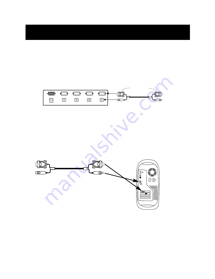 Belkin OmniView F1D104-USB Скачать руководство пользователя страница 10