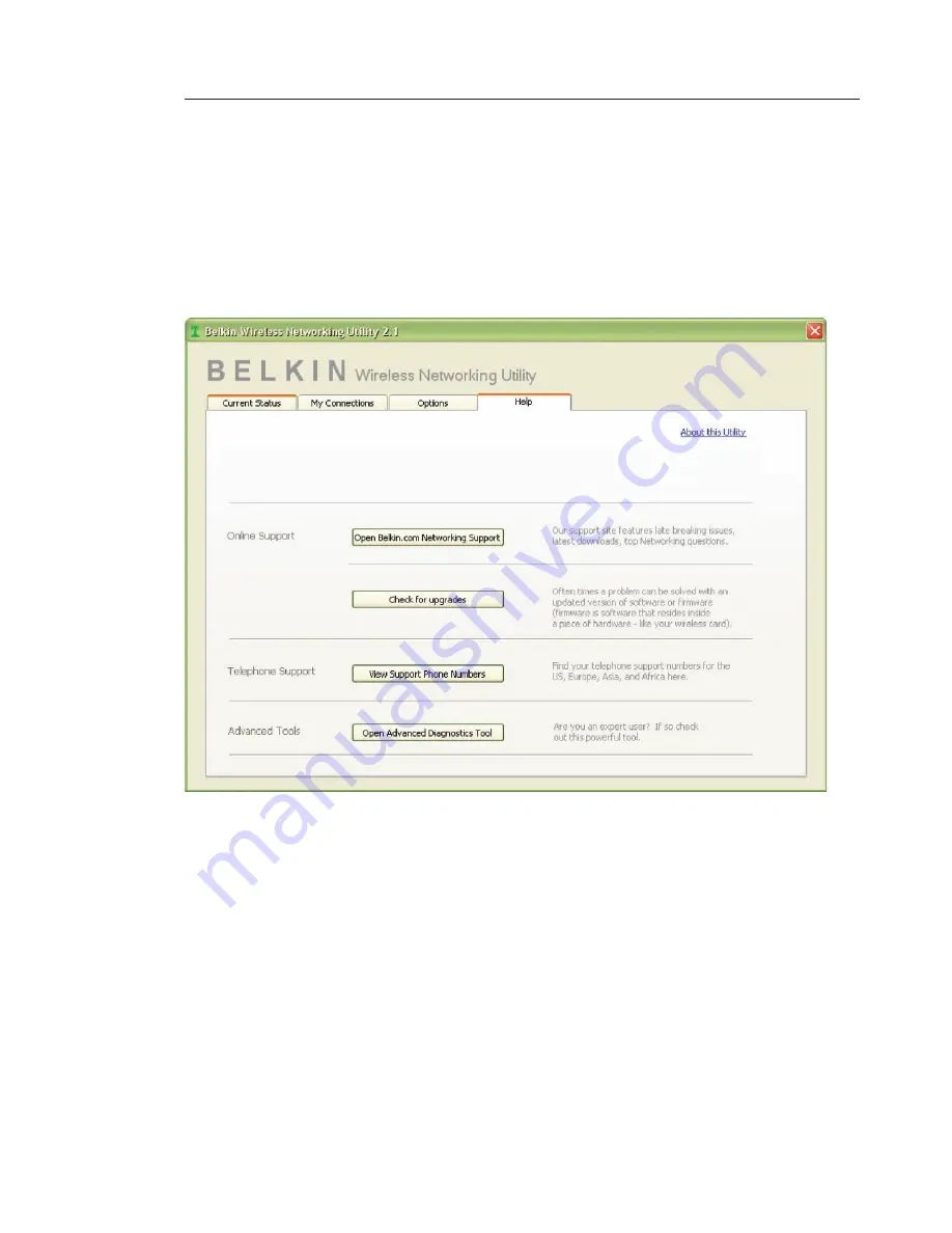 Belkin Wireless G F5D7000 User Manual Download Page 28