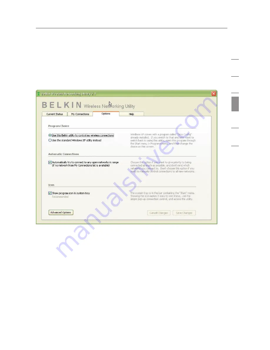 Belkin Wireless G F5D7000 User Manual Download Page 69