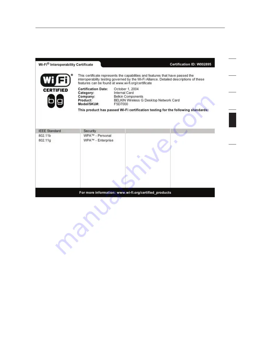 Belkin Wireless G F5D7000 User Manual Download Page 205