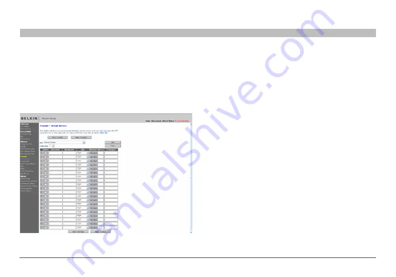 Belkin Wireless Router F5D7234-4-H User Manual Download Page 63