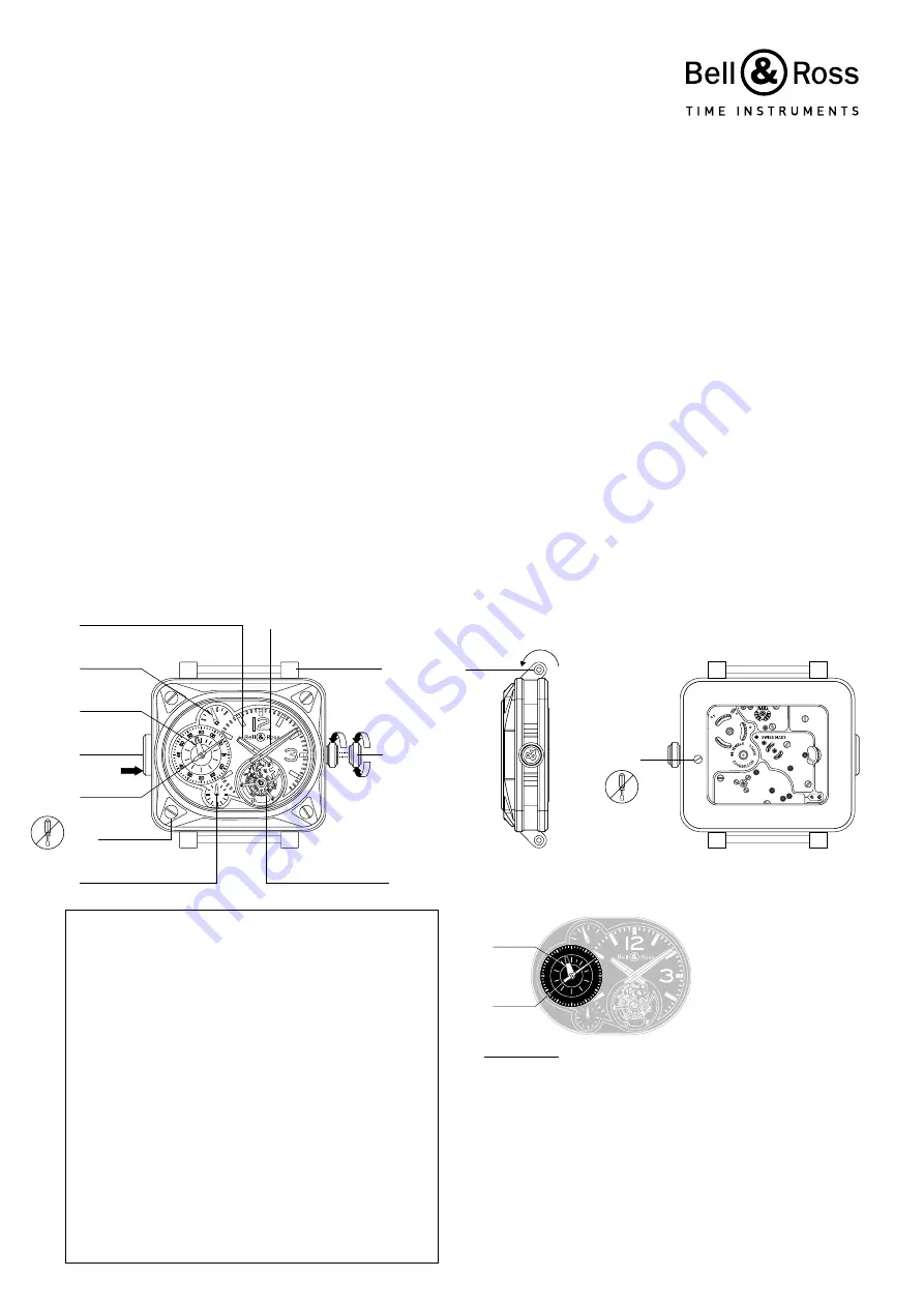 Bell & Ross BR MINUTEUR TOURBILLON Technical Notes Download Page 4