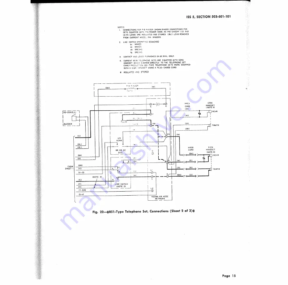 Bell 2851 Series Identification, Installation, Connections, And Maintenance Download Page 15