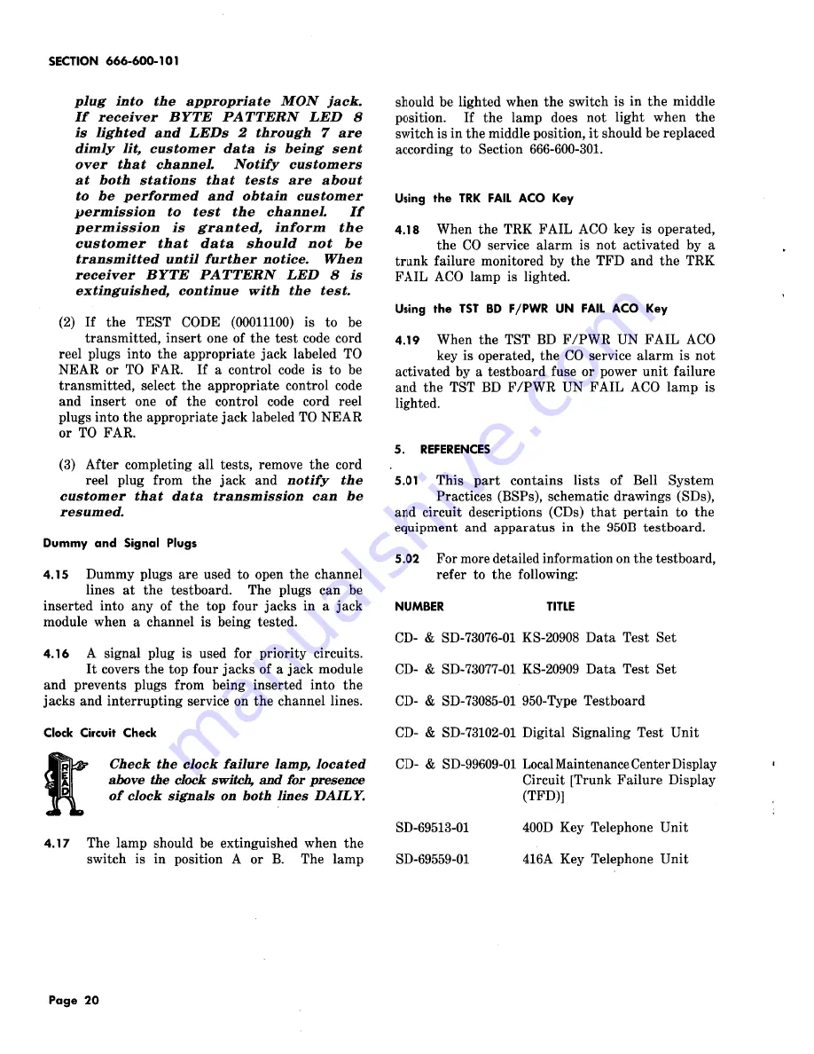 Bell 9508 Description And Operation Download Page 20