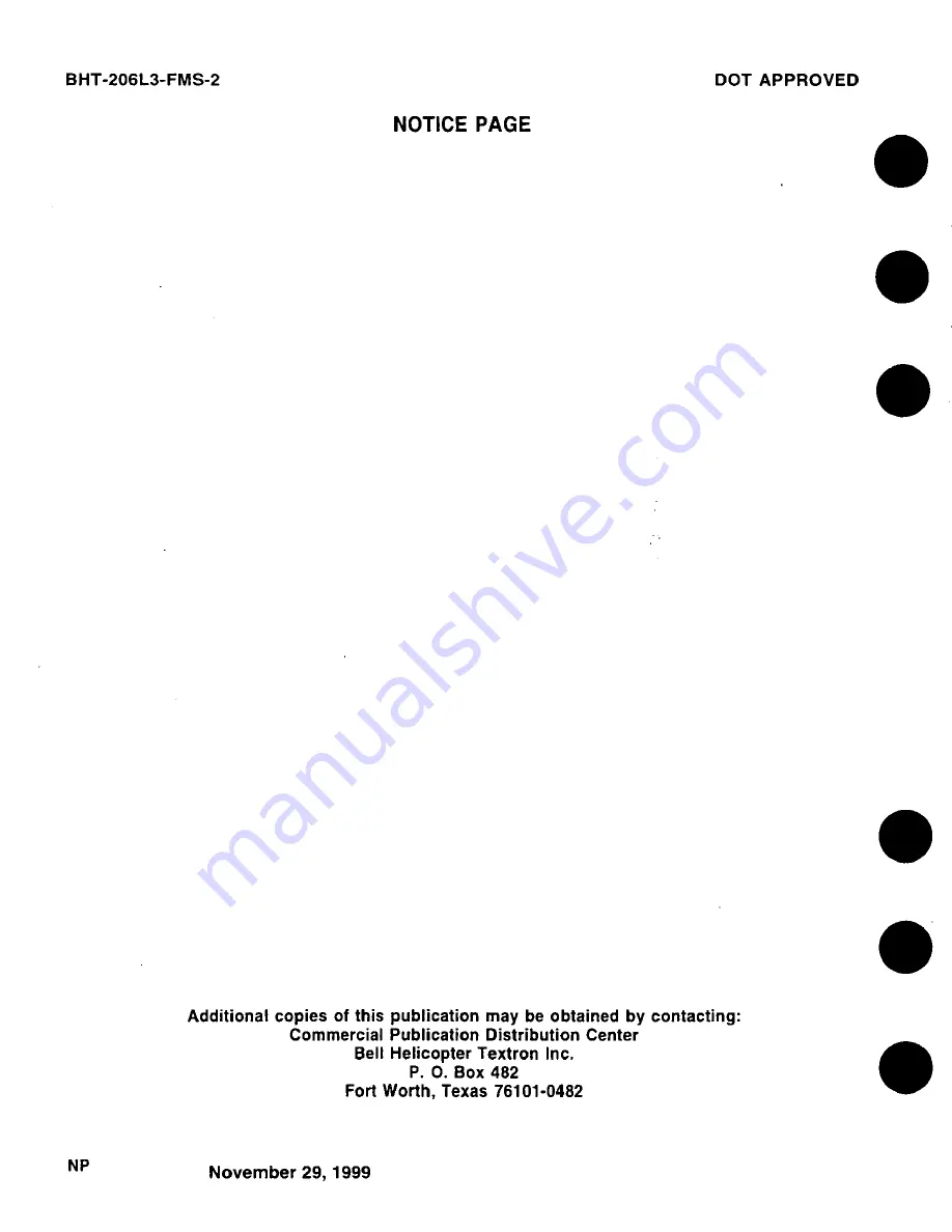 Bell BHT-206L3-FM-1 LongRanger-III Flight Manual Download Page 81