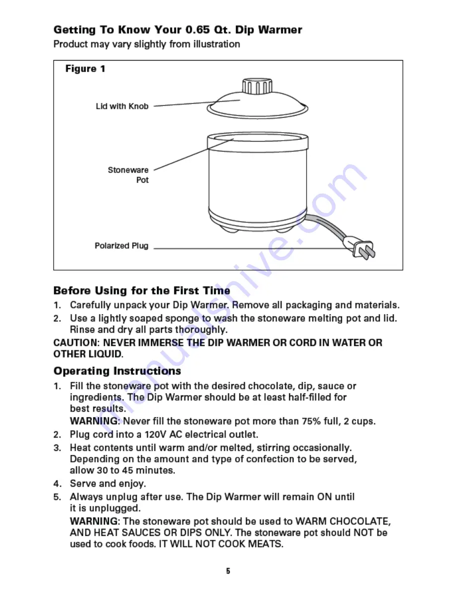 Bella 0.65 Qt Instruction Manual Download Page 7