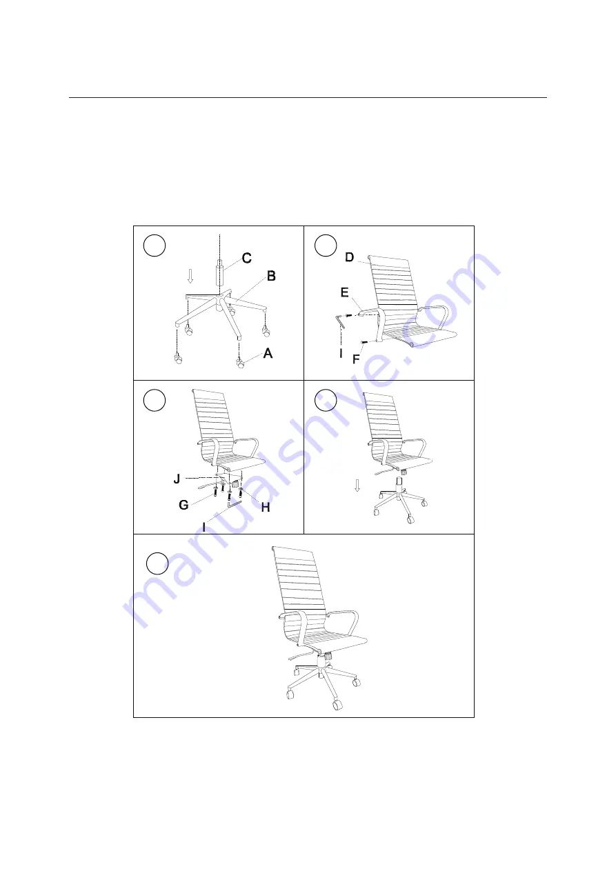 Belleze 048-GM-48104 Owner'S Manual Download Page 5