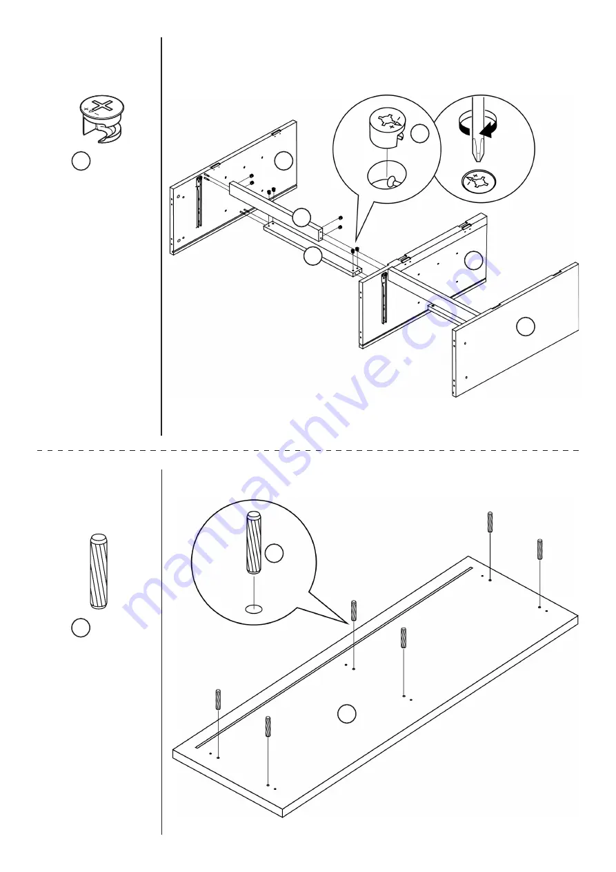 Belleze Baldy Kitchen Trolley 014-HG-40901 Скачать руководство пользователя страница 12