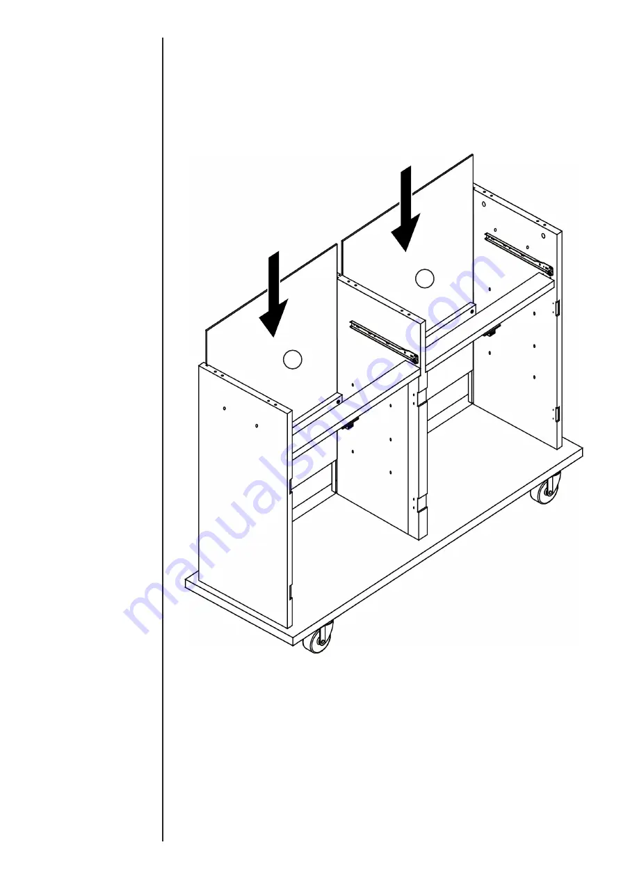 Belleze Baldy Kitchen Trolley 014-HG-40901 Скачать руководство пользователя страница 14