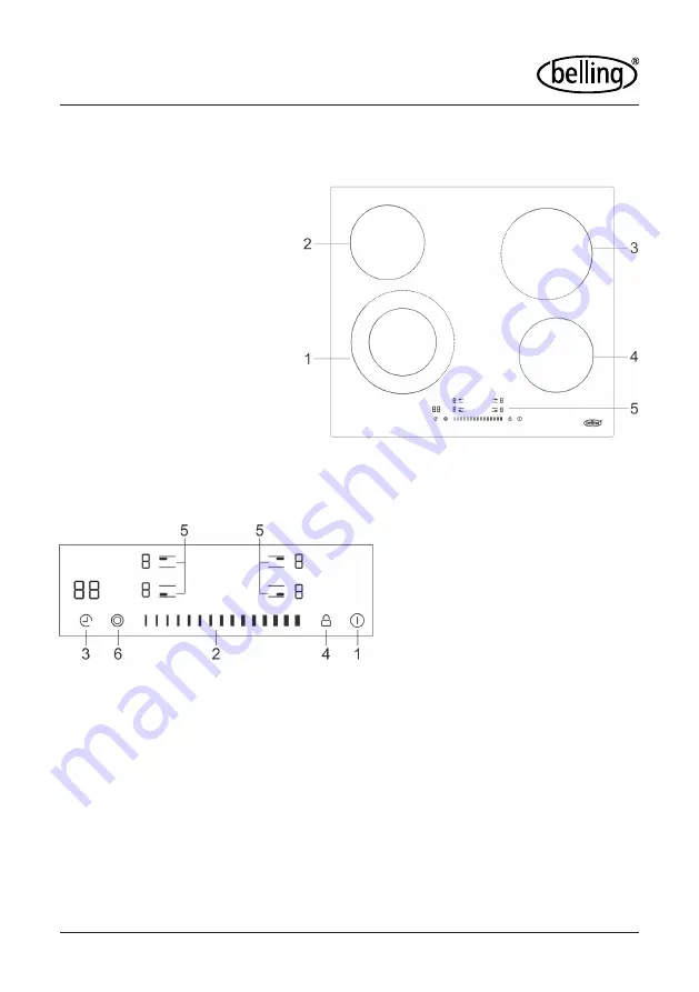 Belling BCT60CER Instruction Manual Download Page 9