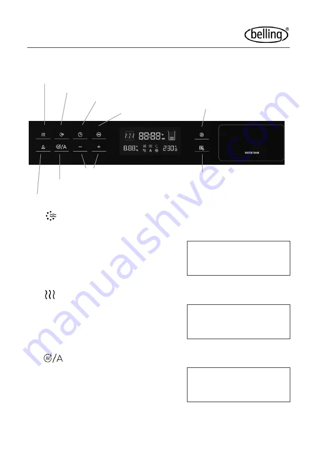 Belling BD45CSBK Instruction Manual Download Page 9