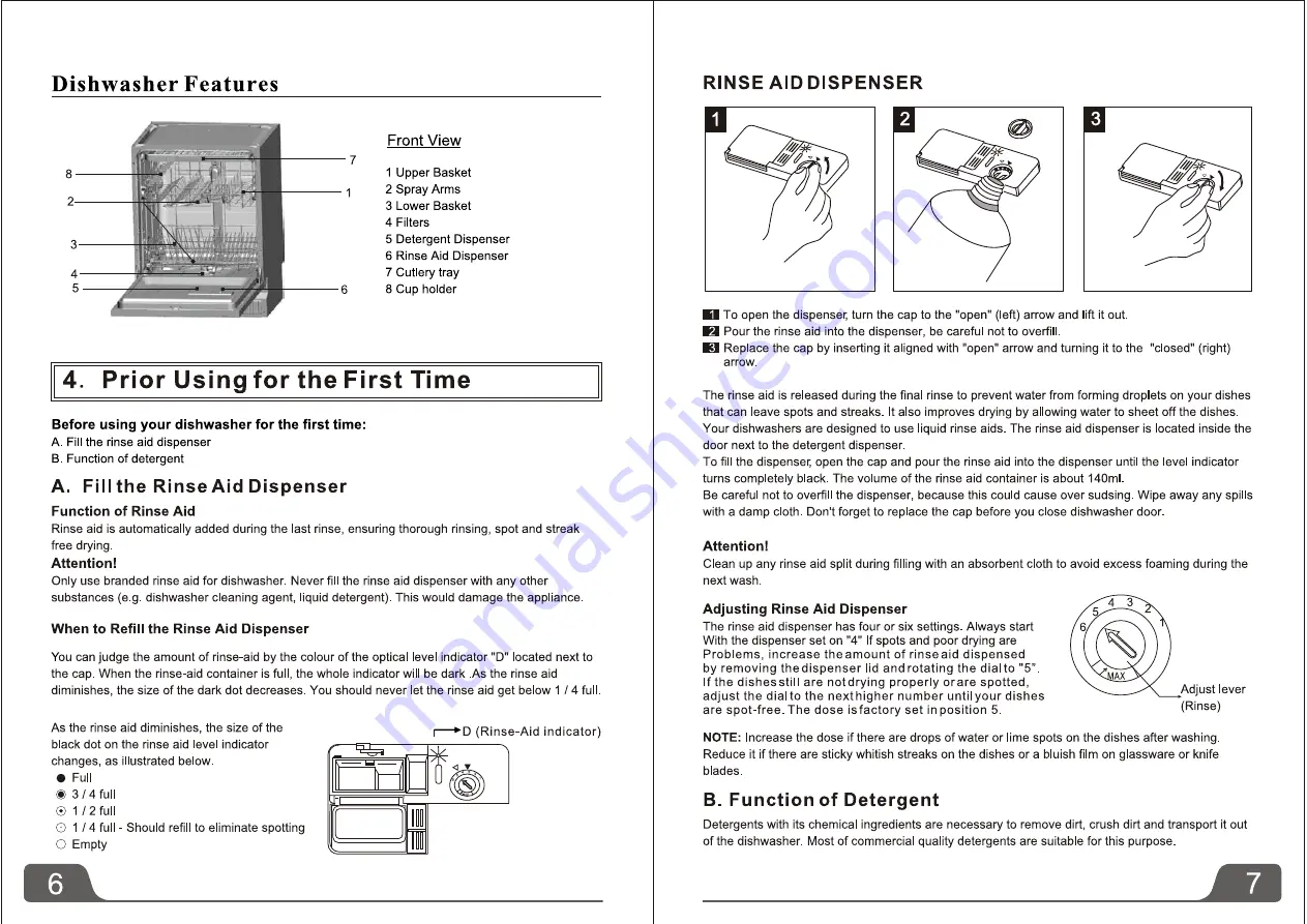 Belling BDWI60 User Manual Download Page 5