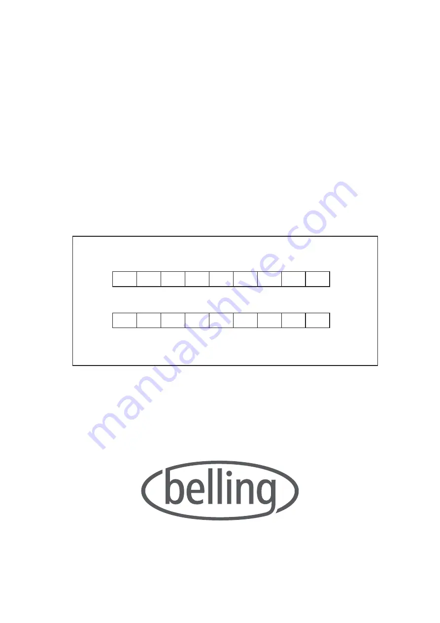 Belling IHT603 User Manual Download Page 27